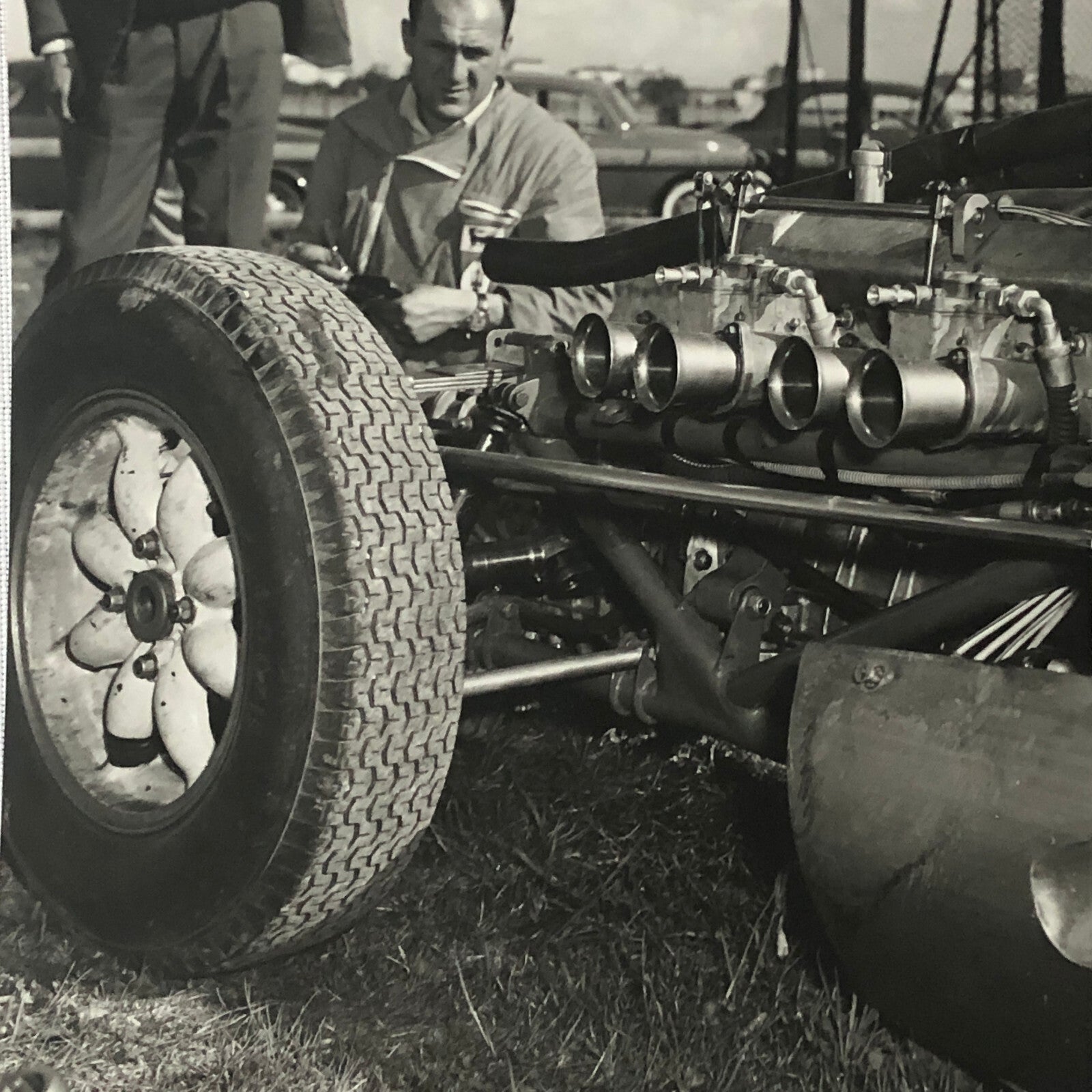 Vintage Racing Car Press Photo Photograph Cooper BRM Car 1959
