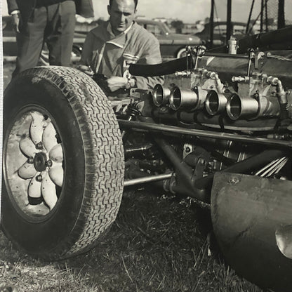 Vintage Racing Car Press Photo Photograph Cooper BRM Car 1959