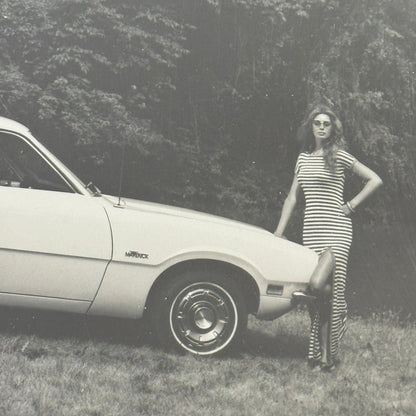 1972 Ford Maverick Car Factory Press Photo Photograph Print