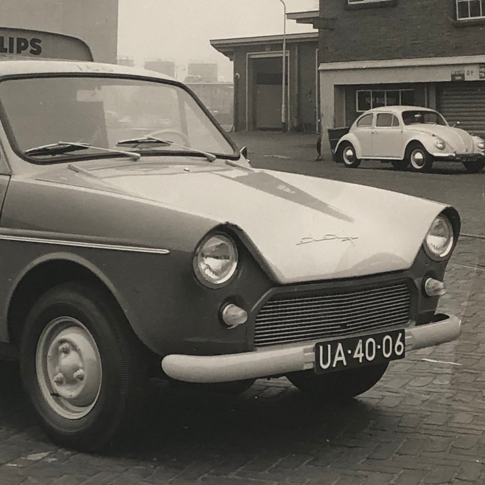 Vintage DAF Car Van Photo Photograph Print VW Volkswagen Beetle