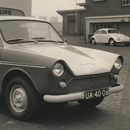 Vintage DAF Car Van Photo Photograph Print VW Volkswagen Beetle