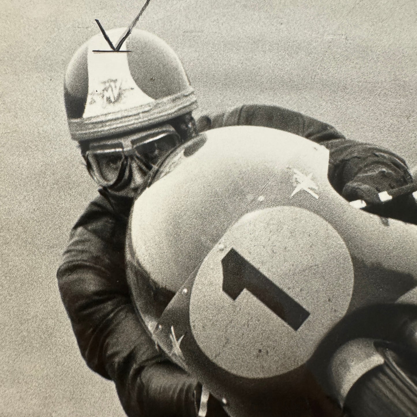 Vintage Motorcycle Racing Press Photo Photograph Bike Giacomo Agostini