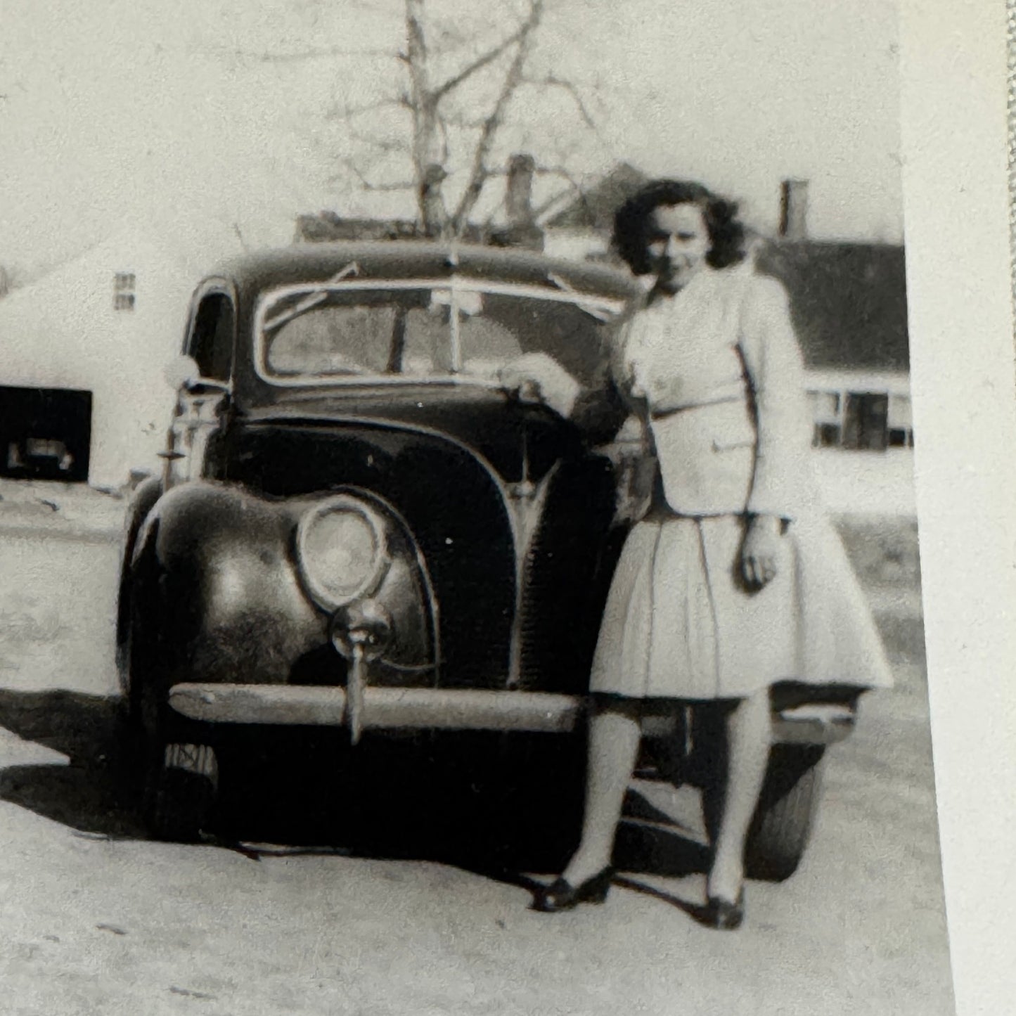 Vintage Car Automobile Photo Photograph Print Women with Vehicles