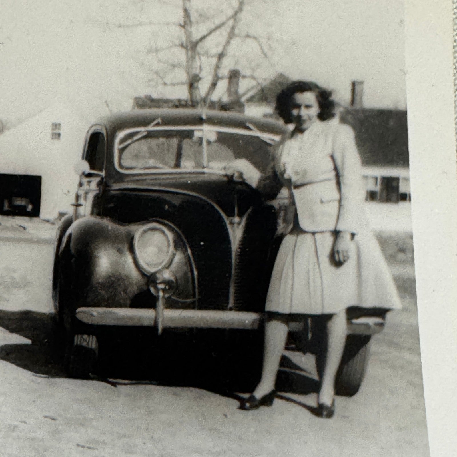 Vintage Car Automobile Photo Photograph Print Women with Vehicles
