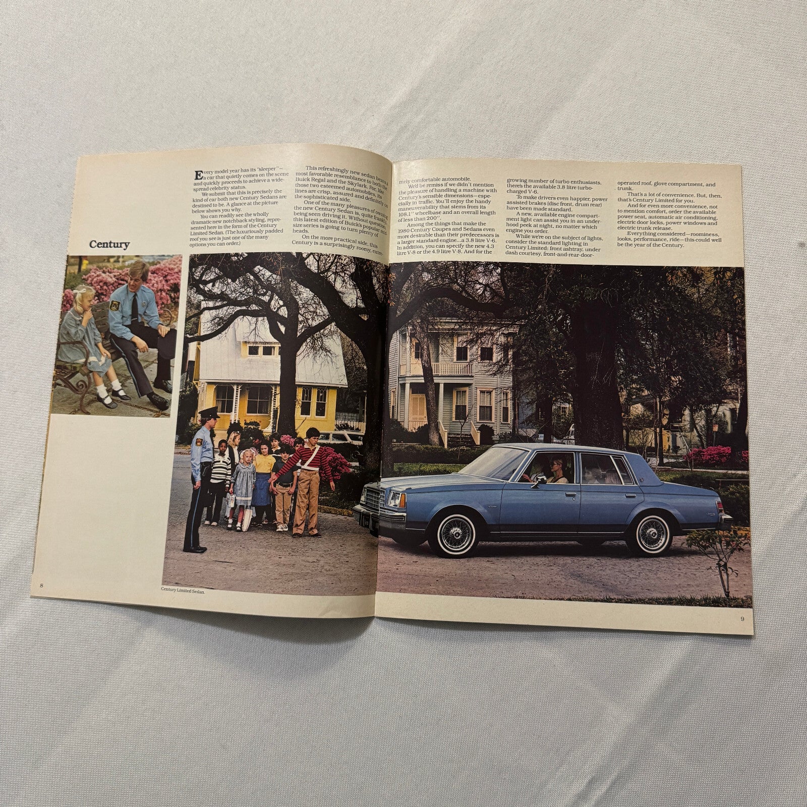 1980 Buick Regal and Century Car Sales Brochure Catalog Advertising