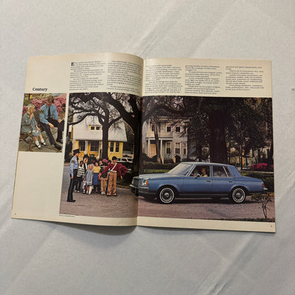 1980 Buick Regal and Century Car Sales Brochure Catalog Advertising