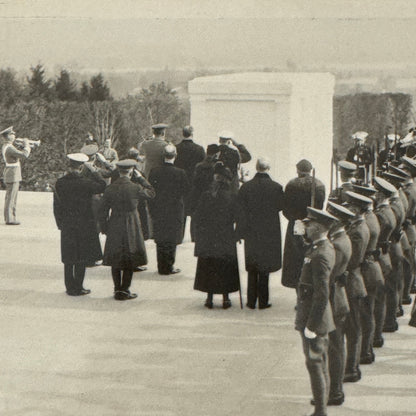 Arlington War Memorial Military Tomb of the Unknown Soldier 1933 Roosevelt