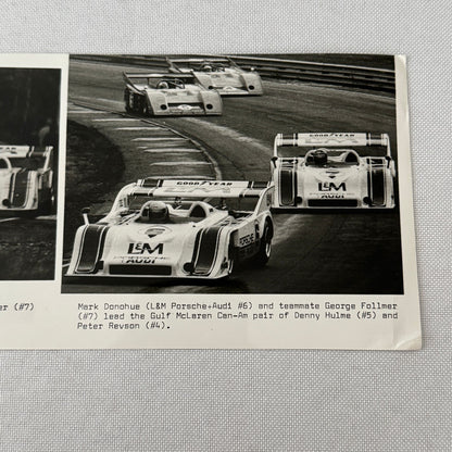 George Follmer and Mark Donohue Porsche Audi L&M Racing Photo Photograph Print