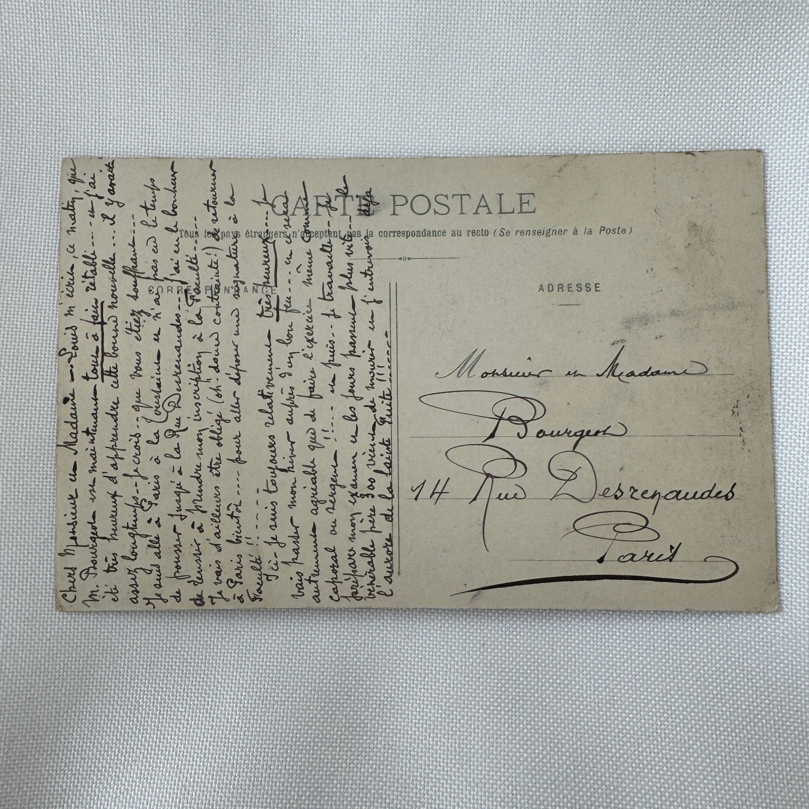 Vintage Zeppelin Airship Dirigible Postcard French Le Lebaudy in Hangar 1907