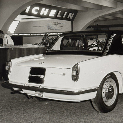 Innocenti S Car Automobile at Atuo Show Vintage Photo Photograph Print Lot 2x