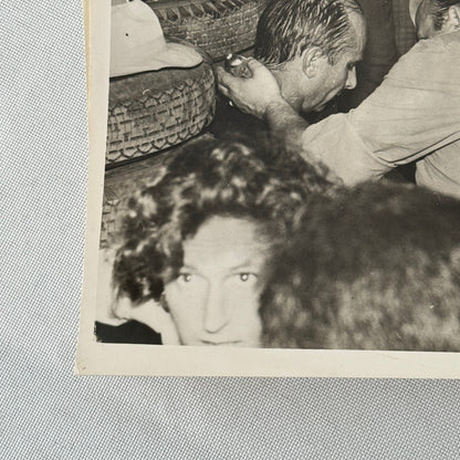 1957 Buenos Aires Grand Prix Juan Manuel Fangio Racing Driver Press Photo