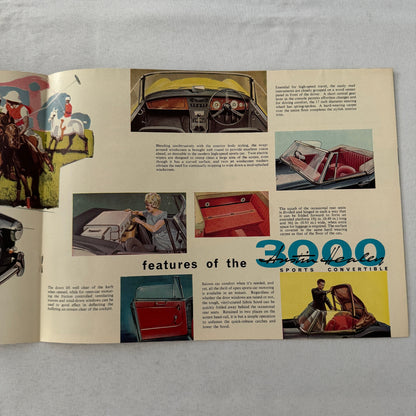 Austin Healey 3000 MK III Sports Convertible Car Sales Brochure Catalog