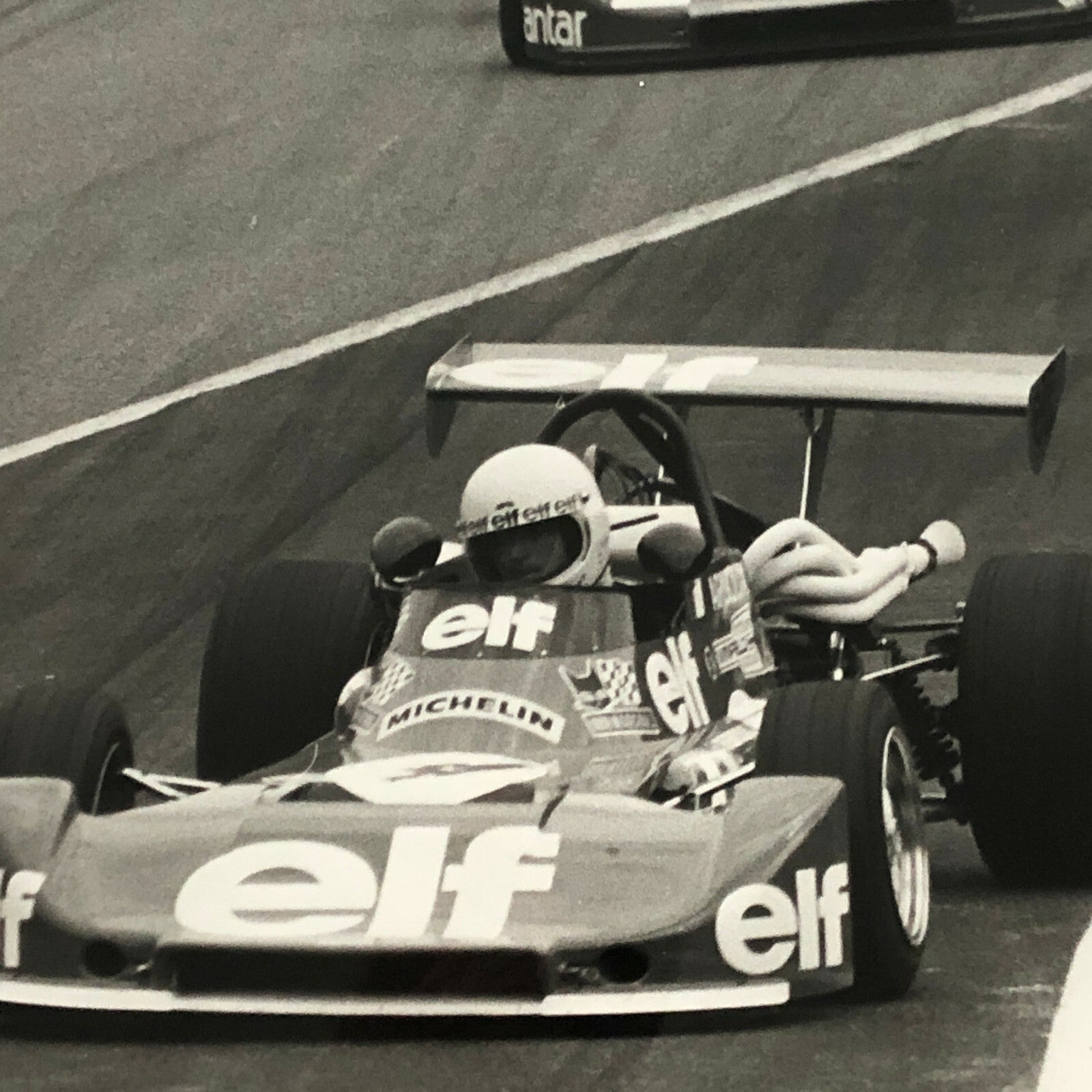 Vintage 1975 Formula 2 F2 Racing Photo Photograph Rouen Grand Prix Cars