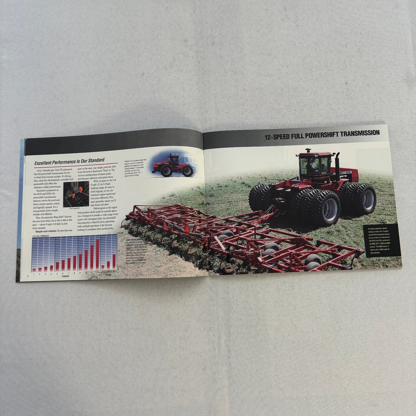 Case Steiger 9300 Series 4WD Tractor Equipment Sales Brochure Catalog