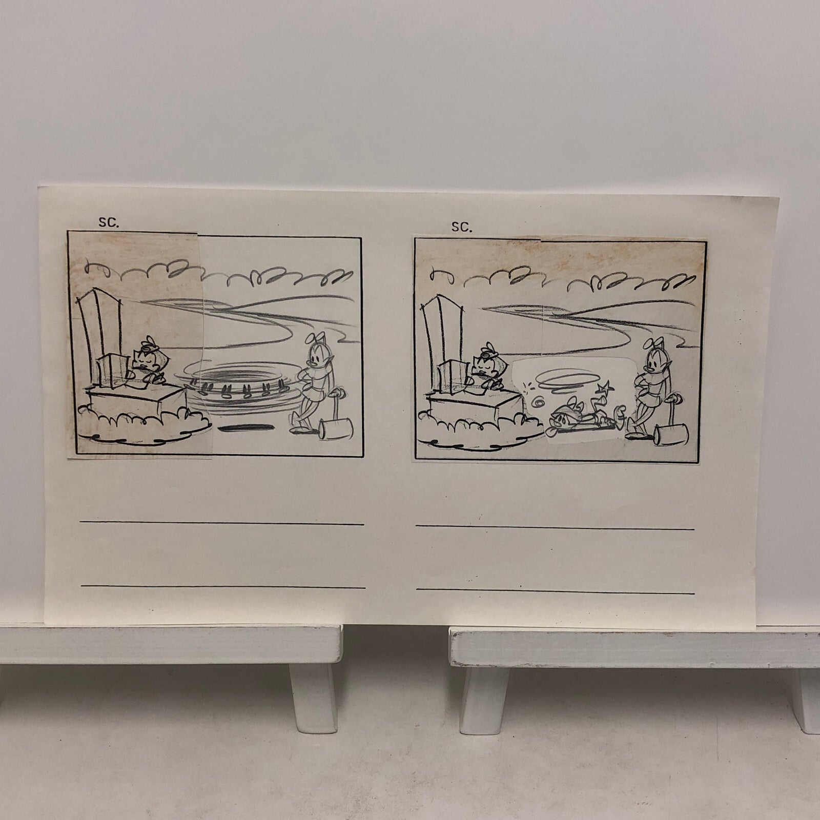 ANIMANIACS Animation Storyboard Illustration Drawing Sketch Art Story Board