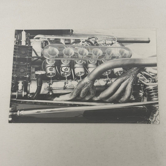 Vintage Cooper Maserati Racing Engine Photograph Car Motorsports Photo Print