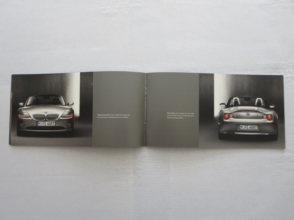 2002 BMW Z4 Sales Brochure Catalog Advertising Z4 2.5i Z4 3.0i