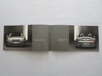 2002 BMW Z4 Sales Brochure Catalog Advertising Z4 2.5i Z4 3.0i