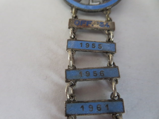 Vintage SLS Scheveningen Luxemburg Scheveningen Car Rally Pin Badge 1954-1969
