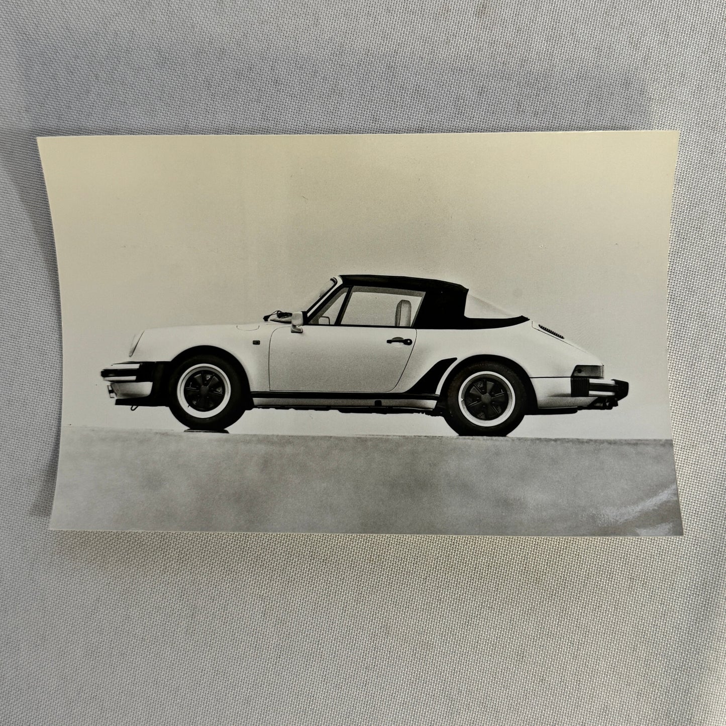 Porsche 911 Cabriolet Convertible Car Factory Press Photo Photograph