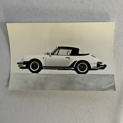 Porsche 911 Cabriolet Convertible Car Factory Press Photo Photograph