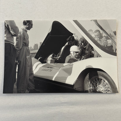 Alfa Romeo Abarth 1100 Pininfarina Car with Carlo Abarth Photo Photograph Modern
