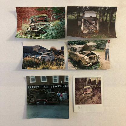 Vintage Austin Barn Find Junk Yard Car Part Photo Photograph Lot of 44
