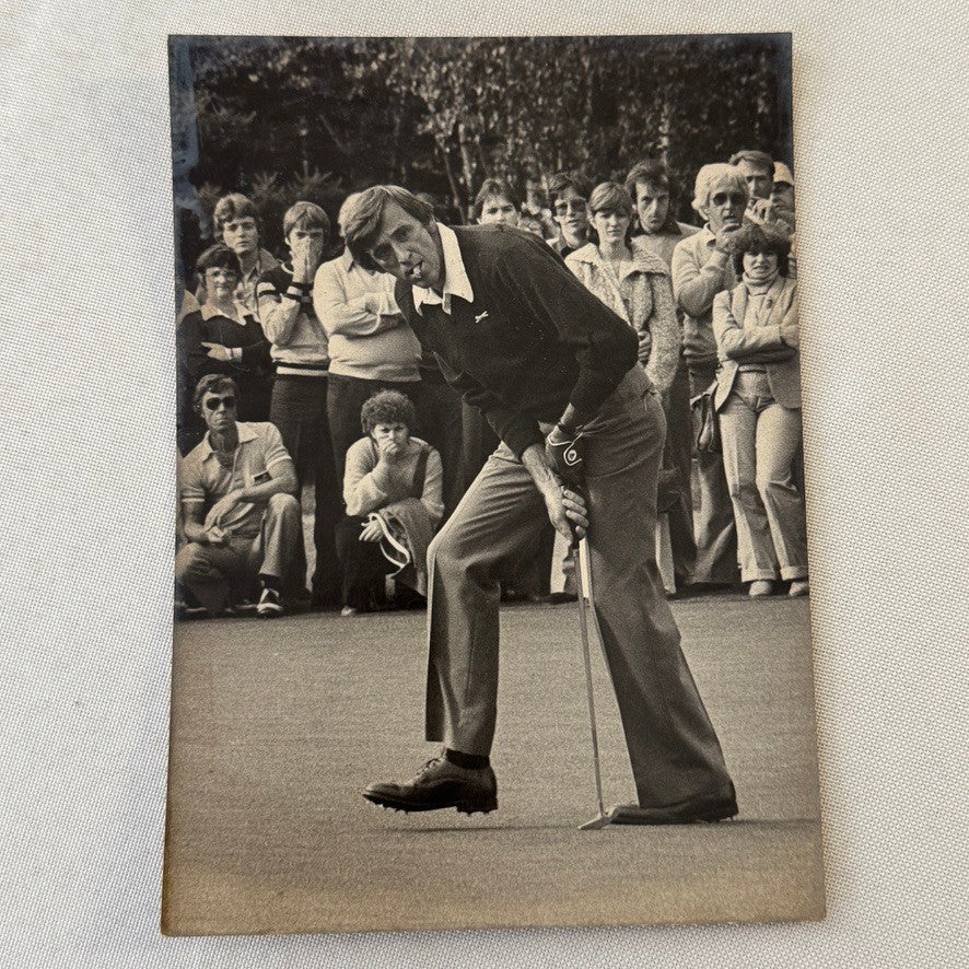 Vintage Golf Photograph Professional Golfer Phil Giroux 1980s