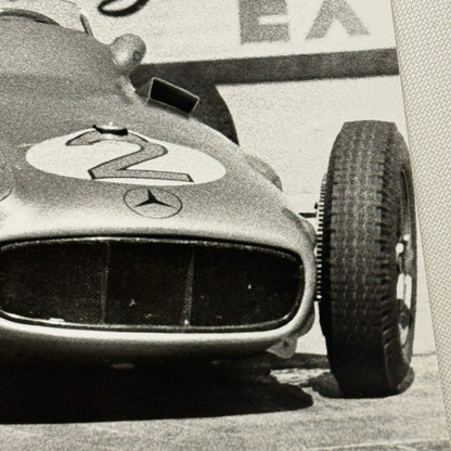 Juan Manuel Fangio Mercedes W196 Racing Car Photo Photograph Modern Print