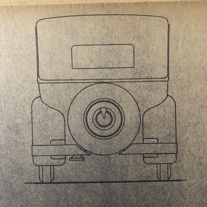 1933 Coachbuilder Car Design Blueprint Rendering Blue Print Coupe Body Style 