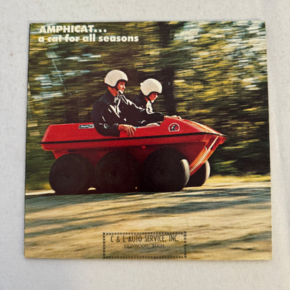 Amphicat ATV Sales Brochure Catalog Advertising Vintage