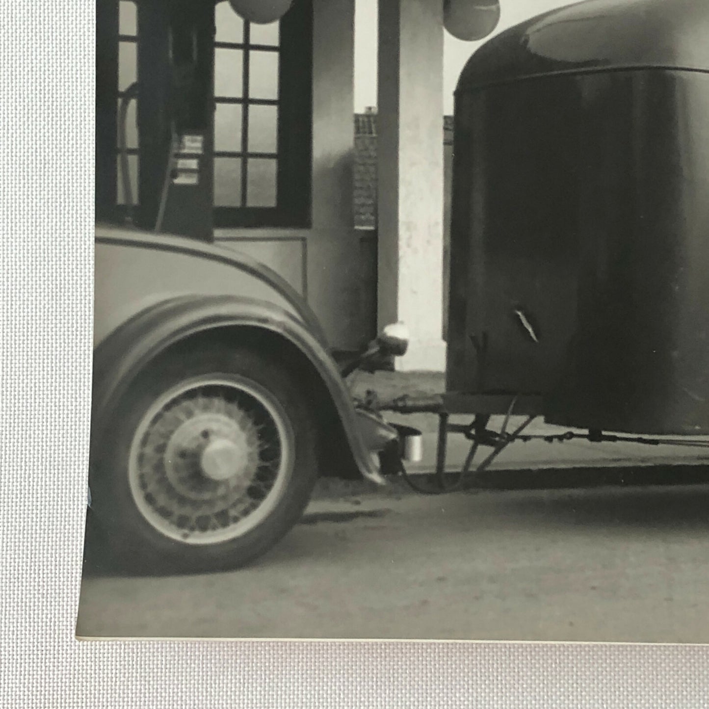 Vintage Streamline Car Trailer Photo Photograph - Denmark 