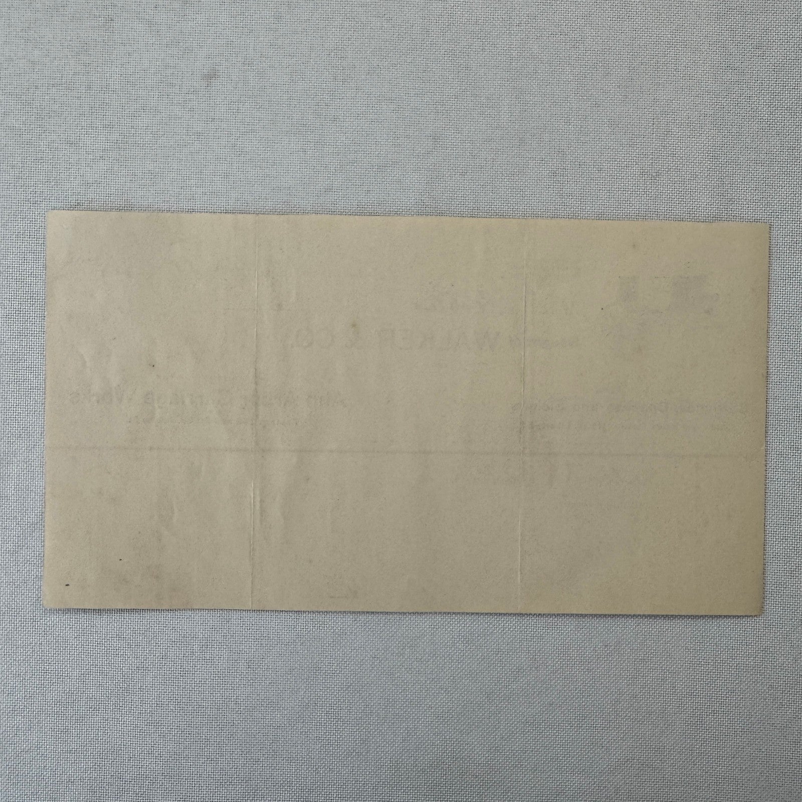 Walker and Company Receipt Letterhead Document 1908 Carriage Sleigh Ann Arbor MI