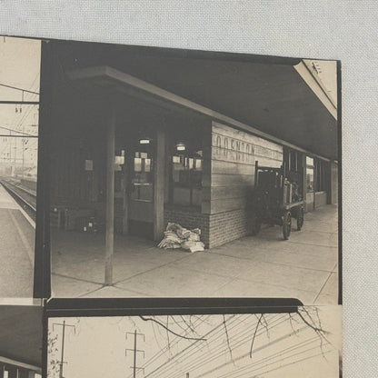 Vintage Pennsylvania Railroad Photo Contact Sheet Photograph Al Paul Lefton PRR