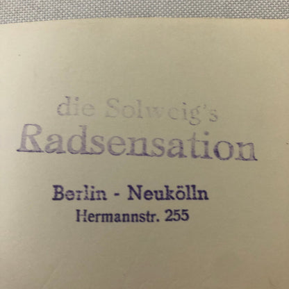 Circus Performer Vintage Photo Photograph Bicycle Balancing Act Berlin Germany