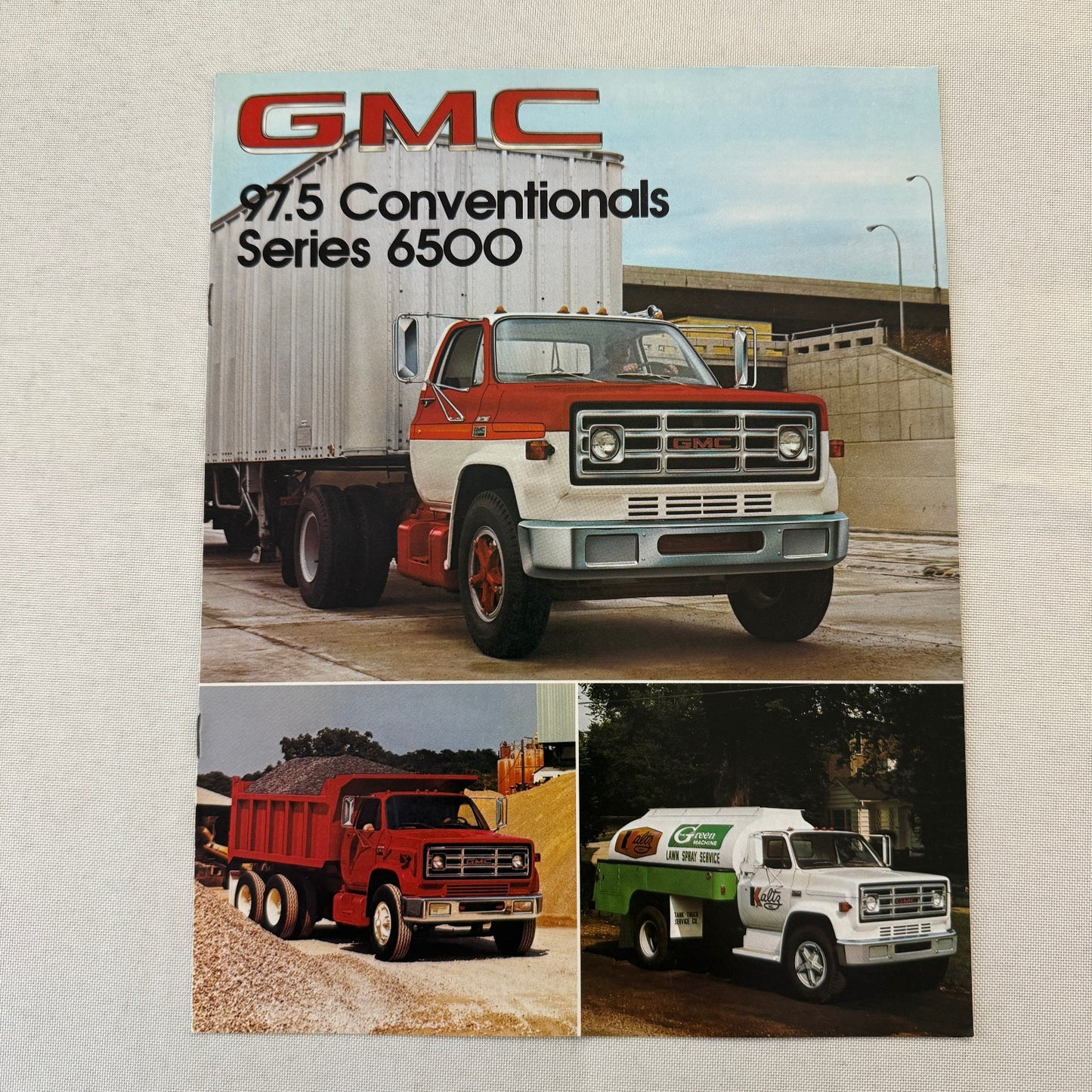 GMC 97.5 Conventional Series Truck Sales Brochure Catalog 6500 Series Vintage
