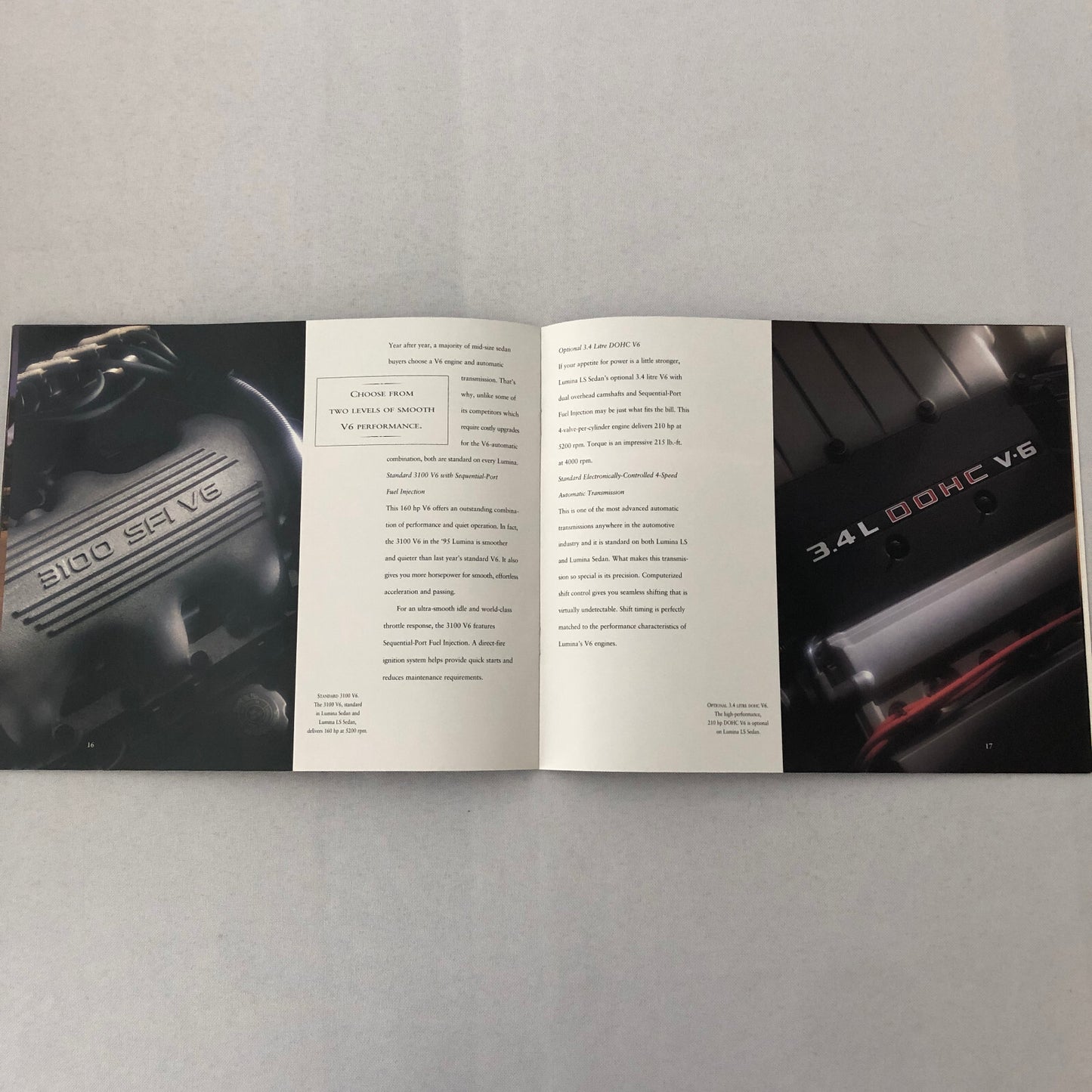 1995 Chevrolet Lumina Sales Brochure Catalog