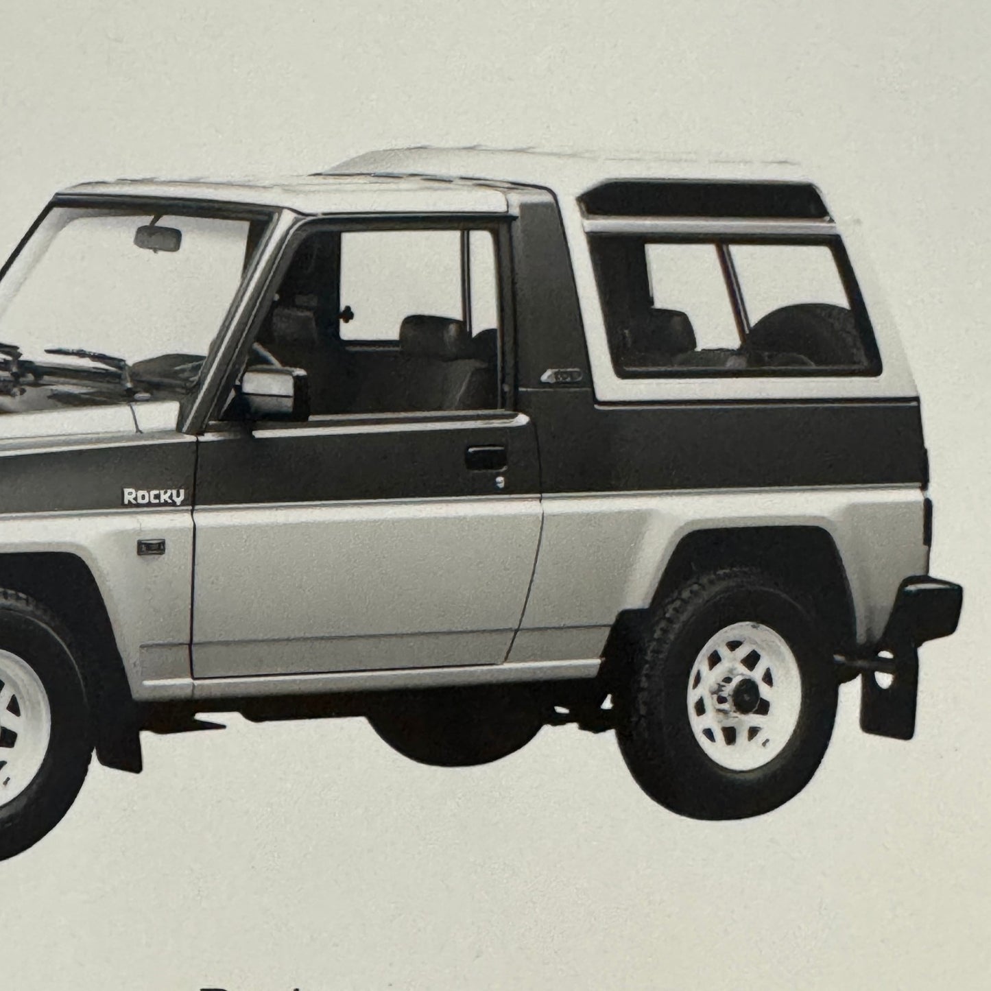 Daihatsu Rocky Photo Factory Press Photograph Print SUV Truck