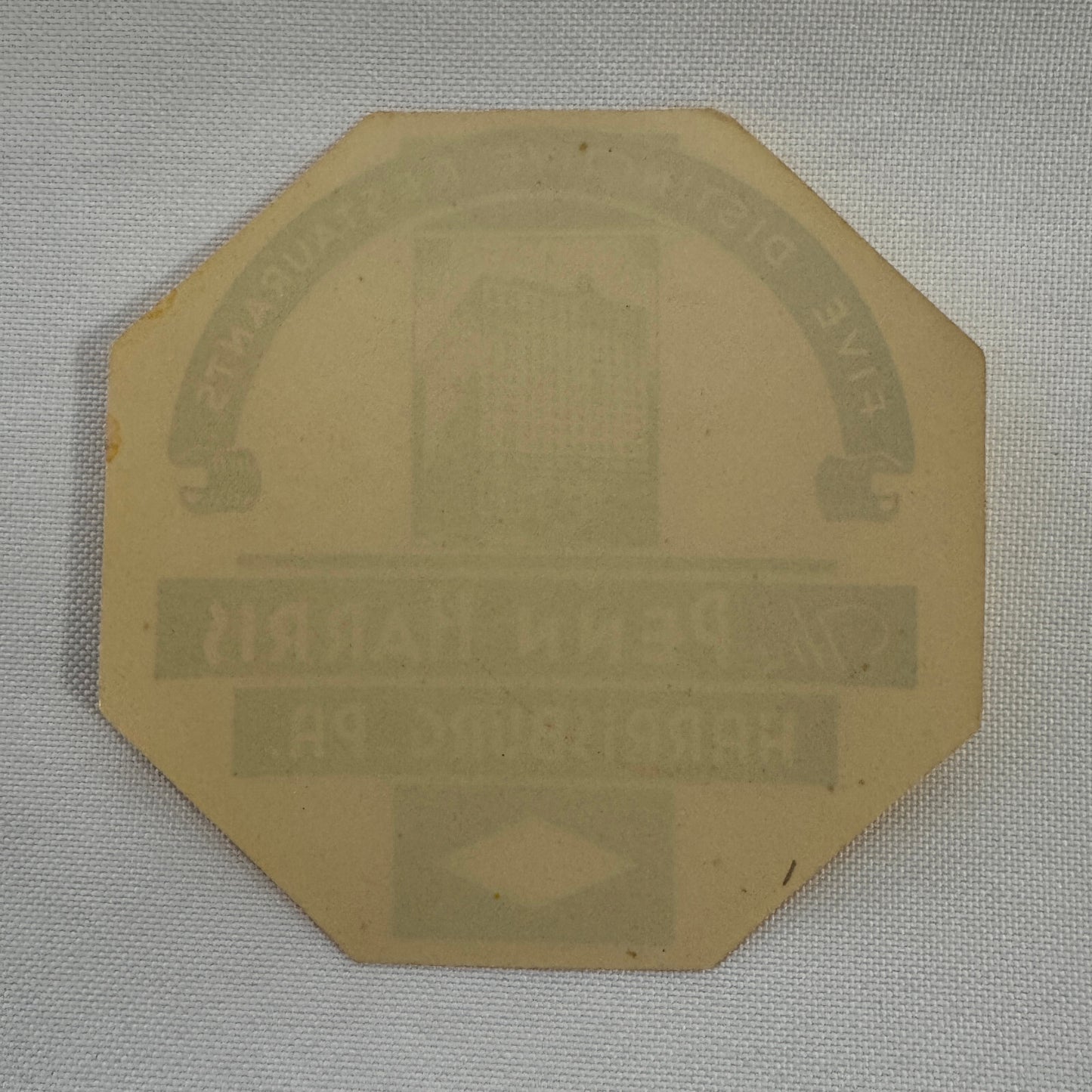 Vintage Travel Luggage Label The Penn Harris Harrisburg Pennsylvania PA