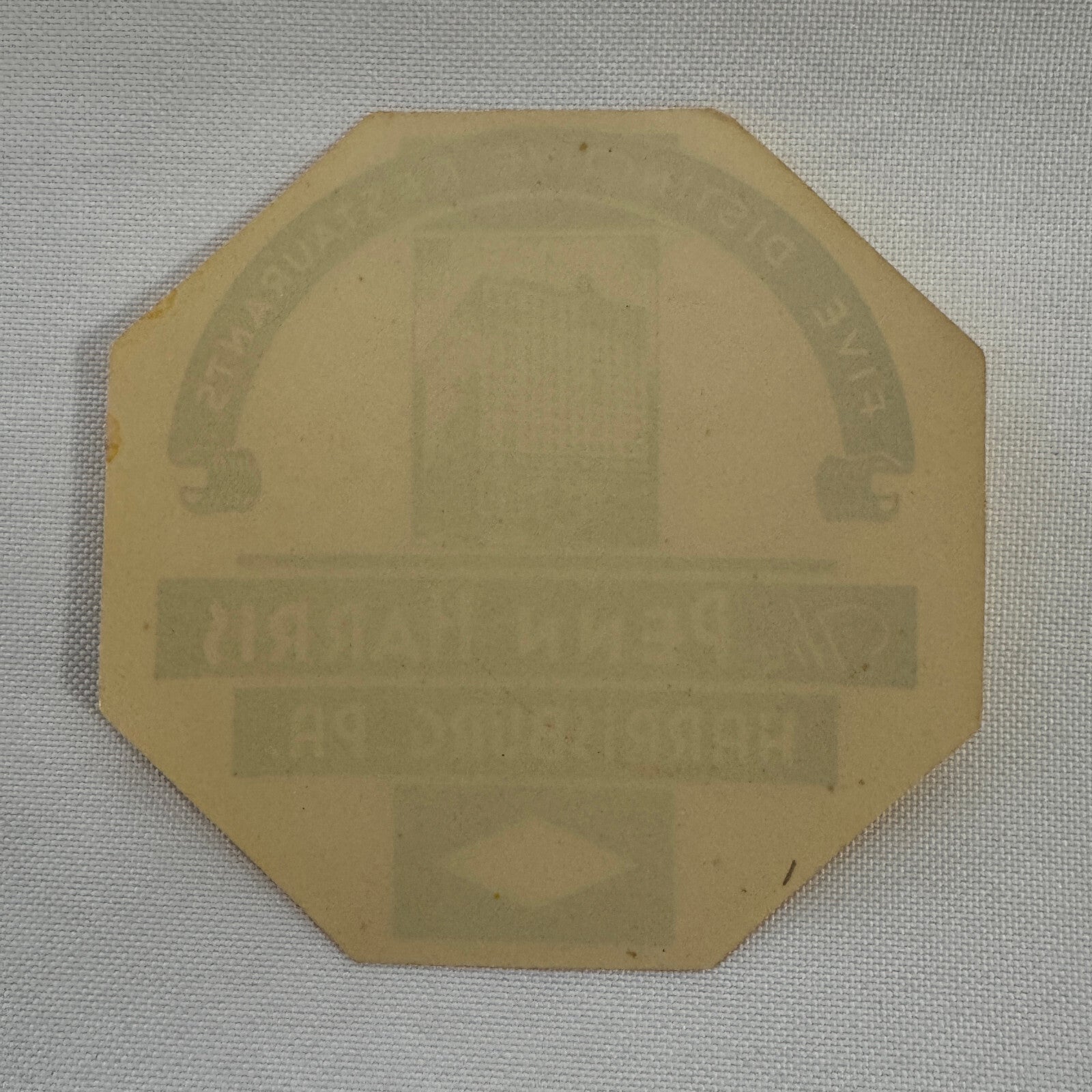 Vintage Travel Luggage Label The Penn Harris Harrisburg Pennsylvania PA