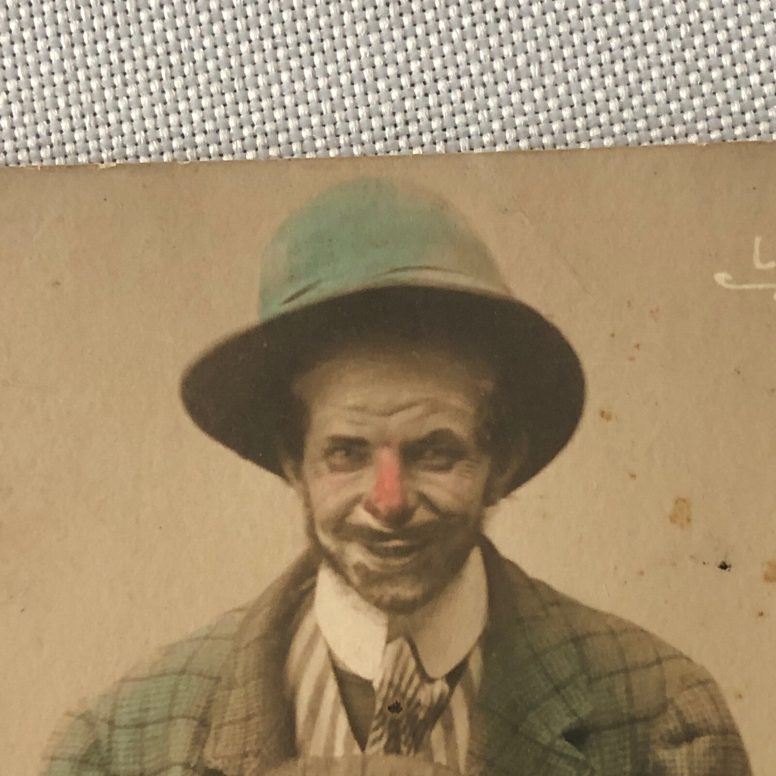 Circus Performer Clown Real Photo Postcard Post Card RPPC Vintage Les Ritchie