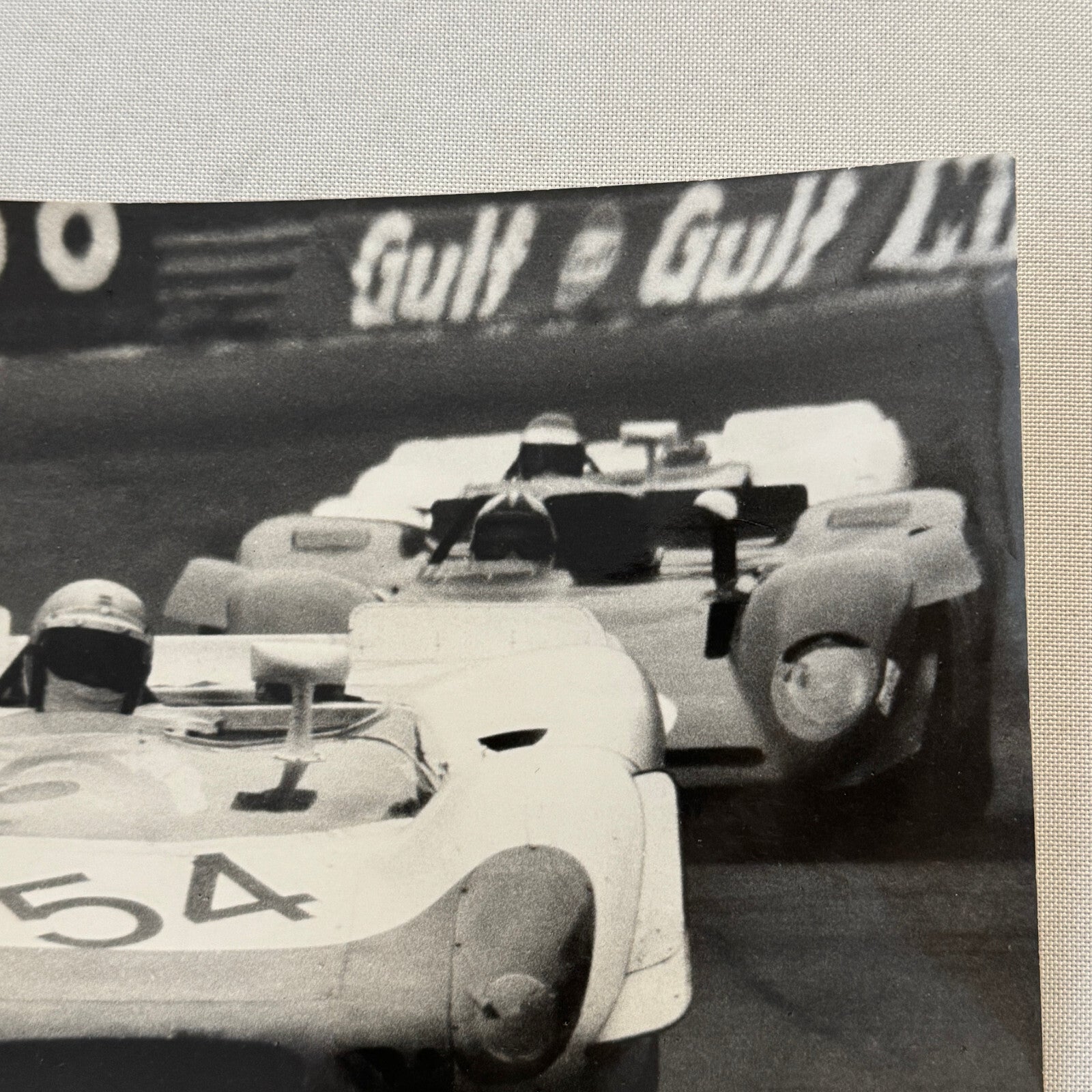 Vintage Porsche Racing Car Photo Photograph