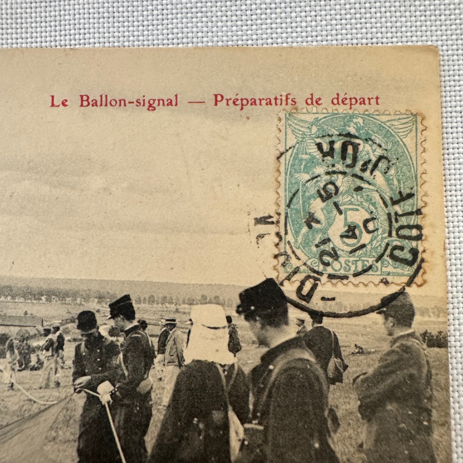 Vintage Airship Balloon Dirigible Postcard Post Card Military