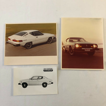 1977 Datsun Press Kit Brochure Photos FRENCH 200SX Sportruck 280Z 280 Z B210 +