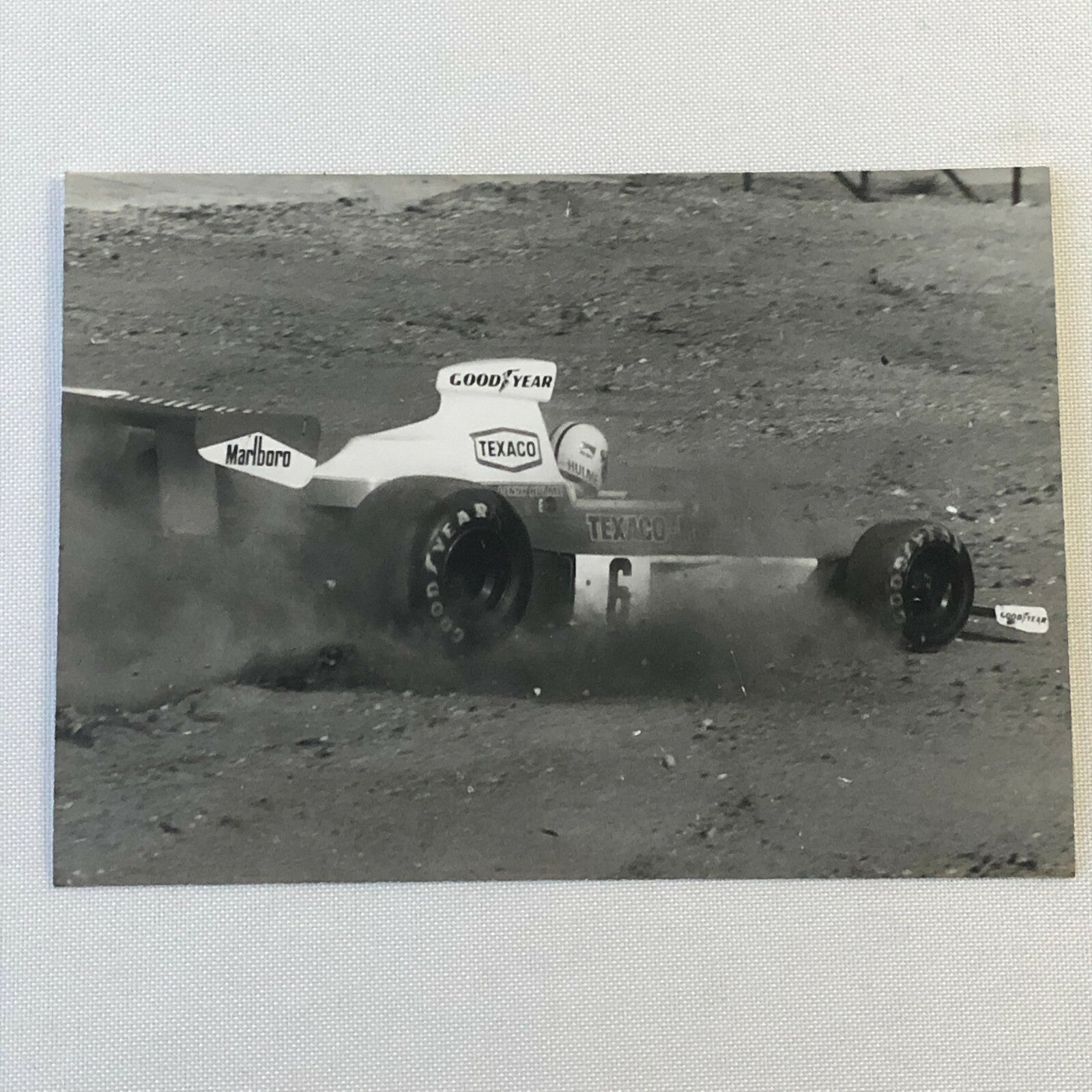 Vintage Denny Hulme 1974 South African Grand Prix Racing Photo Photograph Print 