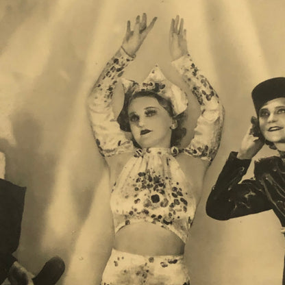 Circus Performer Clown Unicycle Real Photo Postcard RPPC L.G. Halter Comedy