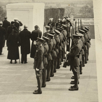 Arlington War Memorial Military Tomb of the Unknown Soldier 1933 Roosevelt