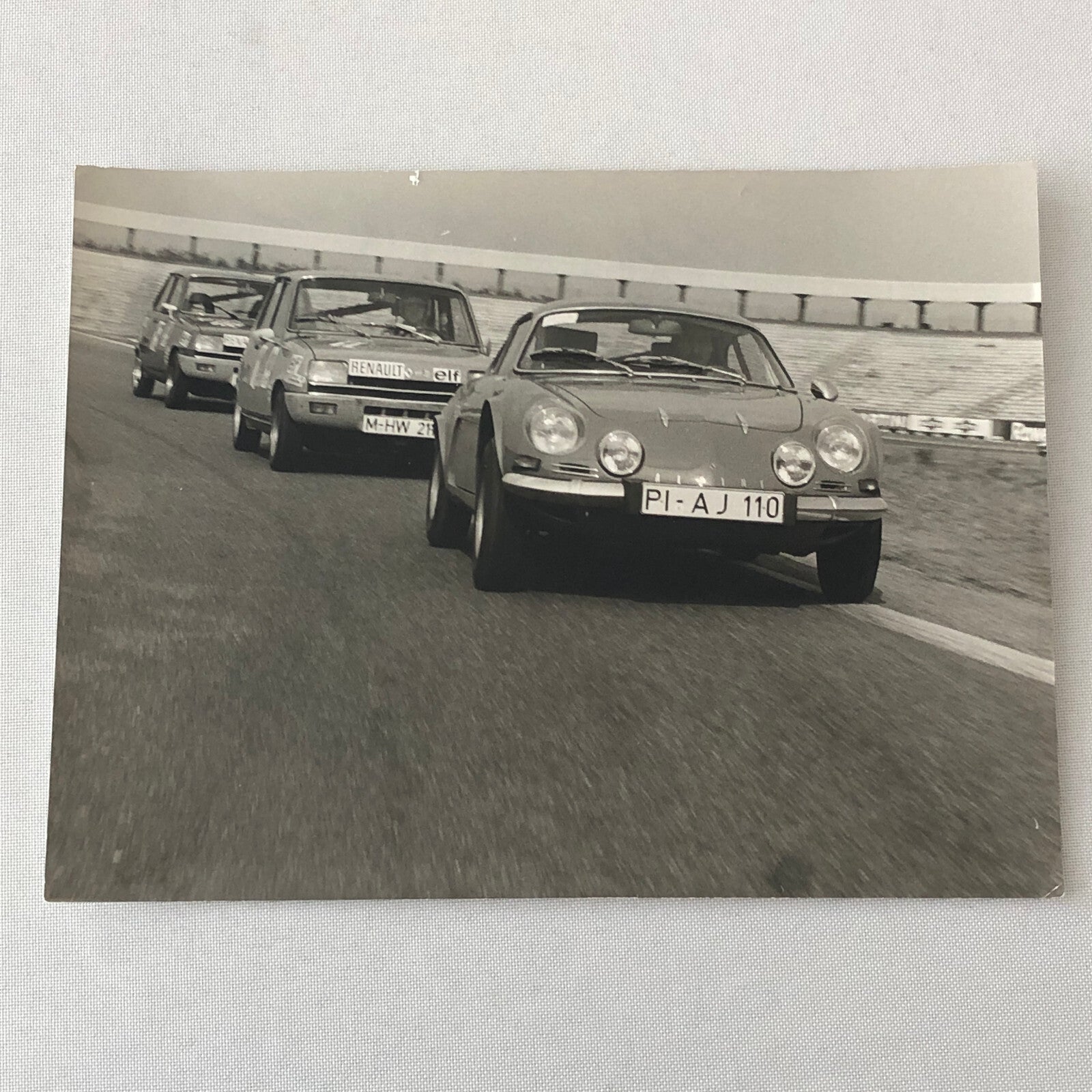 Vintage Renault Alpine and Renault 5 Racing Car Photo Photograph Print 