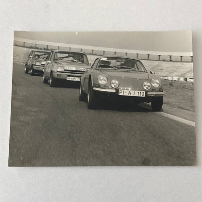 Vintage Renault Alpine and Renault 5 Racing Car Photo Photograph Print 