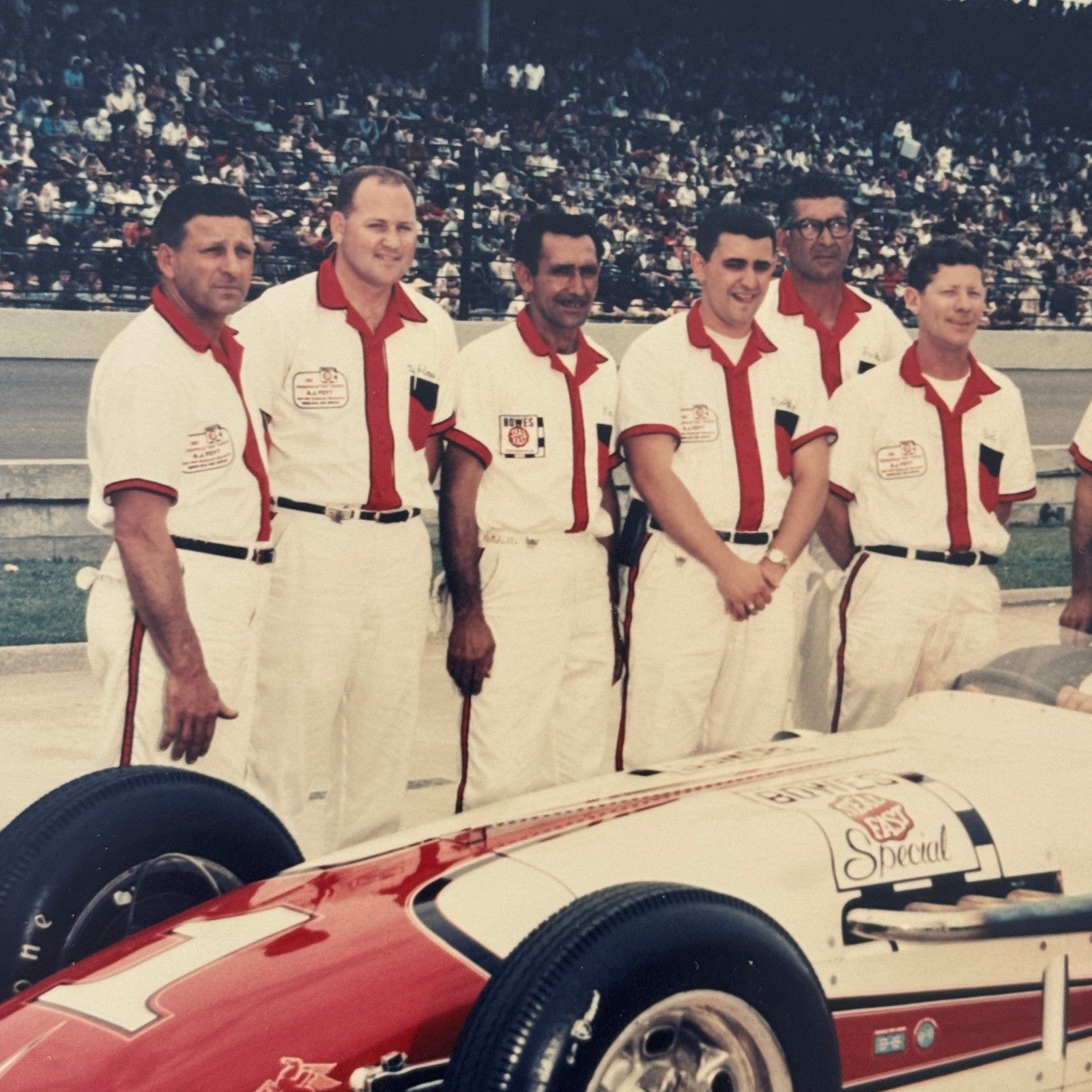 Vintage Indy Racing Photo AJ Foyt 1962 Car Motorsport Modern Print